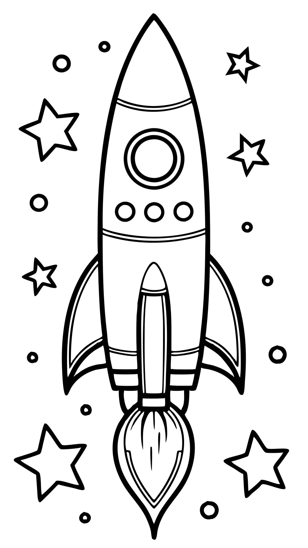 rocket ship coloring pages